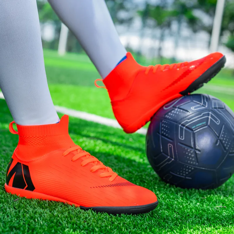 Kuding AG Rubber Short Studs TF Rubber Broken Studs Breathable Coverage Impact-Resistant Soccer Shoes Unisex-27