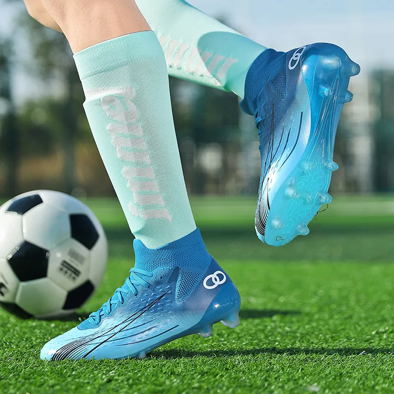 Kuding Slip Resistant, Abrasion Resistant, Breathable Soccer Shoes Unisex-24