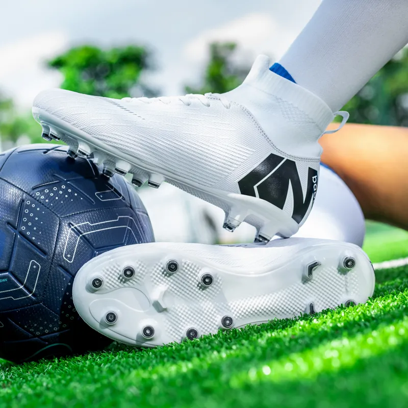 Kuding AG Rubber Short Studs TF Rubber Broken Studs Breathable Coverage Impact-Resistant Soccer Shoes Unisex-7