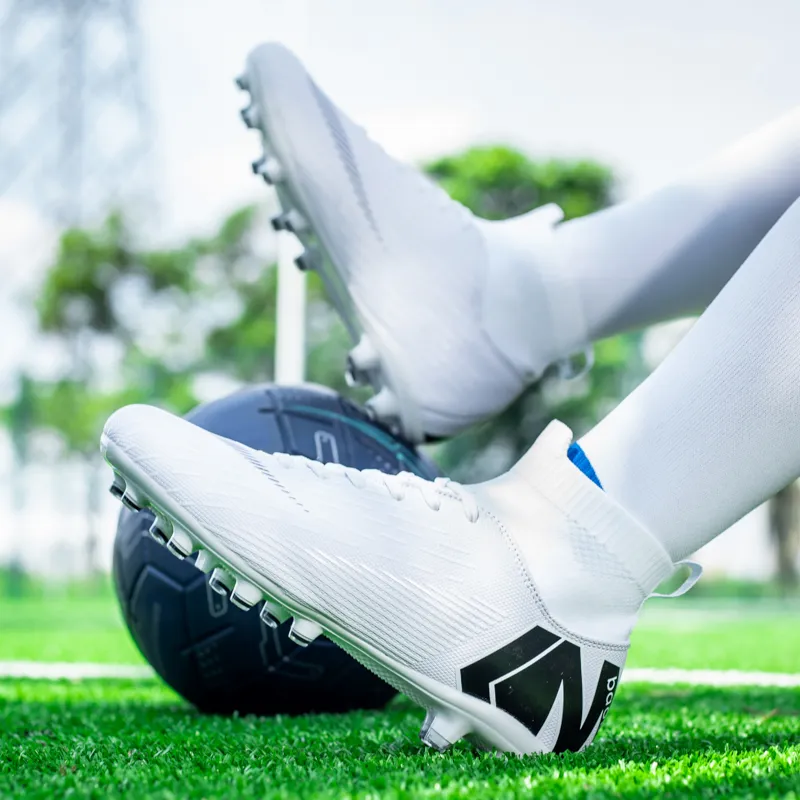 Kuding AG Rubber Short Studs TF Rubber Broken Studs Breathable Coverage Impact-Resistant Soccer Shoes Unisex-8