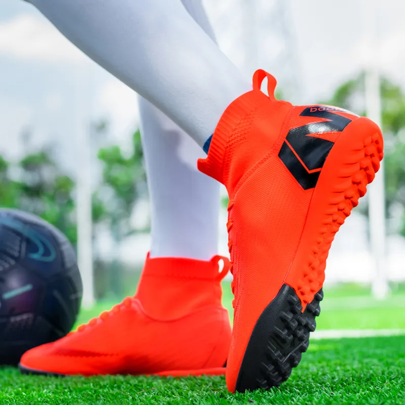 Kuding AG Rubber Short Studs TF Rubber Broken Studs Breathable Coverage Impact-Resistant Soccer Shoes Unisex-28