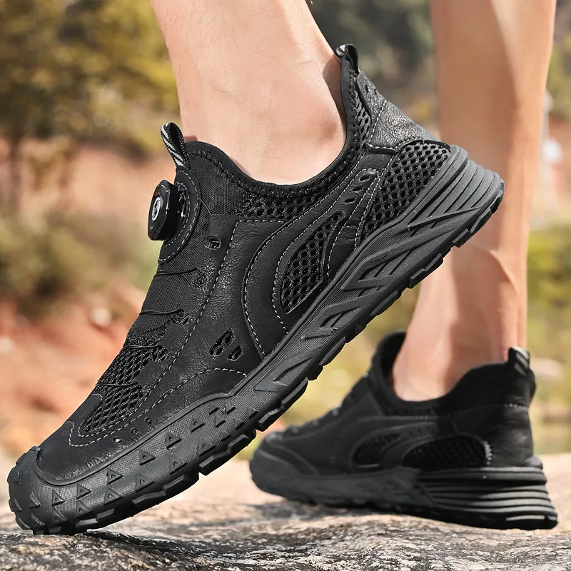 Kuding Breathable Quick Dry Grip Low-Top Hiking/Trekking Shoes Men's-2