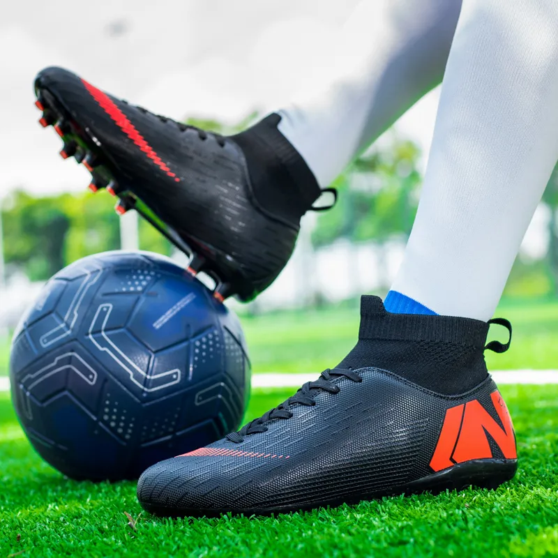 Kuding AG Rubber Short Studs TF Rubber Broken Studs Breathable Coverage Impact-Resistant Soccer Shoes Unisex-17