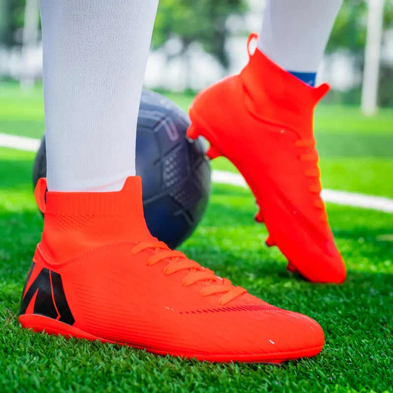 Kuding AG Rubber Short Studs TF Rubber Broken Studs Breathable Coverage Impact-Resistant Soccer Shoes Unisex-31
