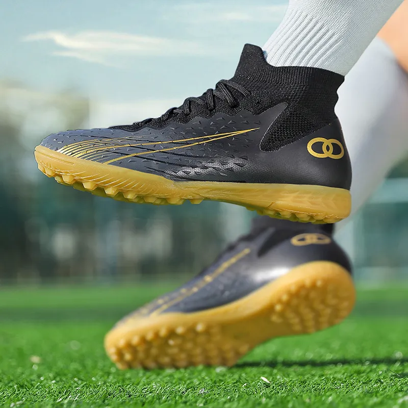 Kuding Slip Resistant, Abrasion Resistant, Breathable Soccer Shoes Unisex-40
