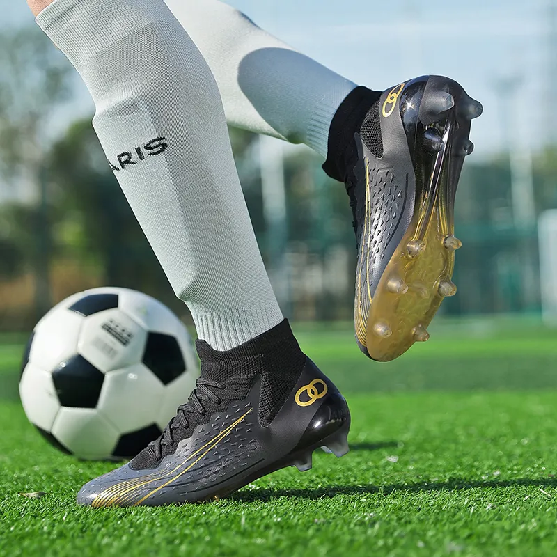 Kuding Slip Resistant, Abrasion Resistant, Breathable Soccer Shoes Unisex-7