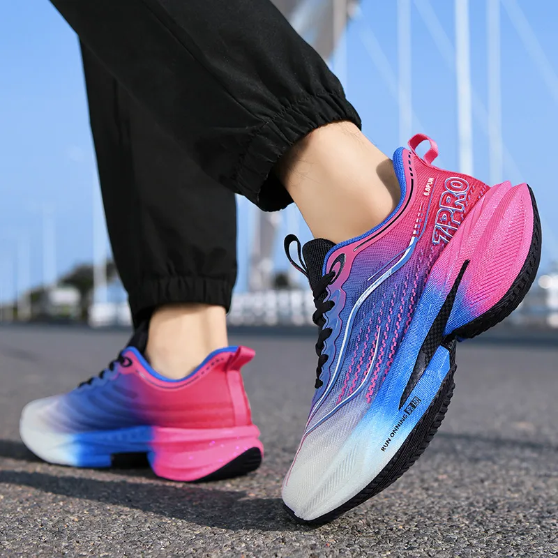 Kuding Cushioning Breathable Rebound Low-Top Running Shoes Unisex-8