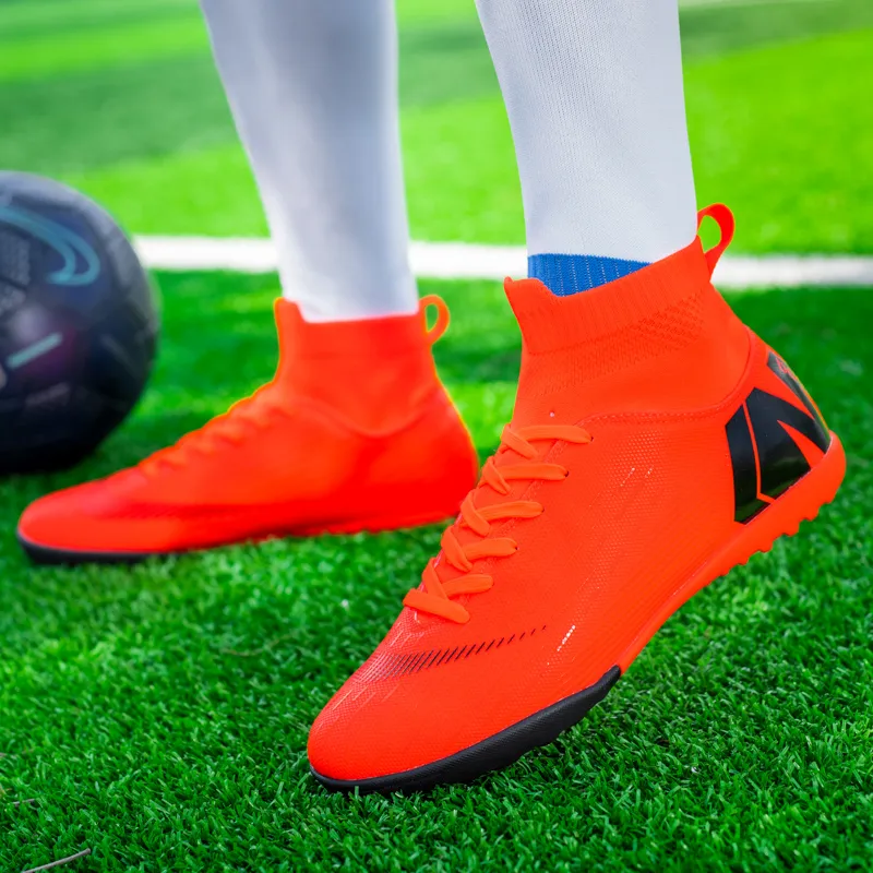 Kuding AG Rubber Short Studs TF Rubber Broken Studs Breathable Coverage Impact-Resistant Soccer Shoes Unisex-29