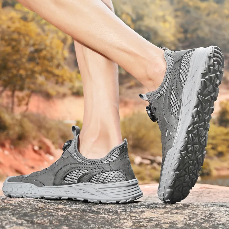 Kuding Breathable Quick Dry Grip Low-Top Hiking/Trekking Shoes Men's-9