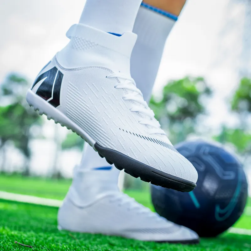 Kuding AG Rubber Short Studs TF Rubber Broken Studs Breathable Coverage Impact-Resistant Soccer Shoes Unisex-10