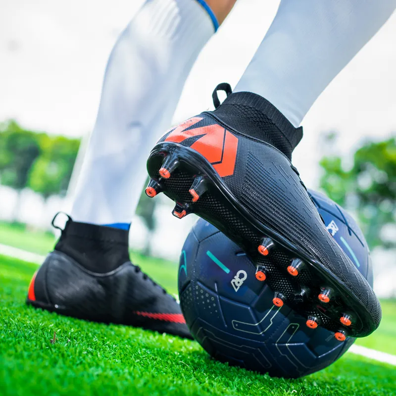 Kuding AG Rubber Short Studs TF Rubber Broken Studs Breathable Coverage Impact-Resistant Soccer Shoes Unisex-19