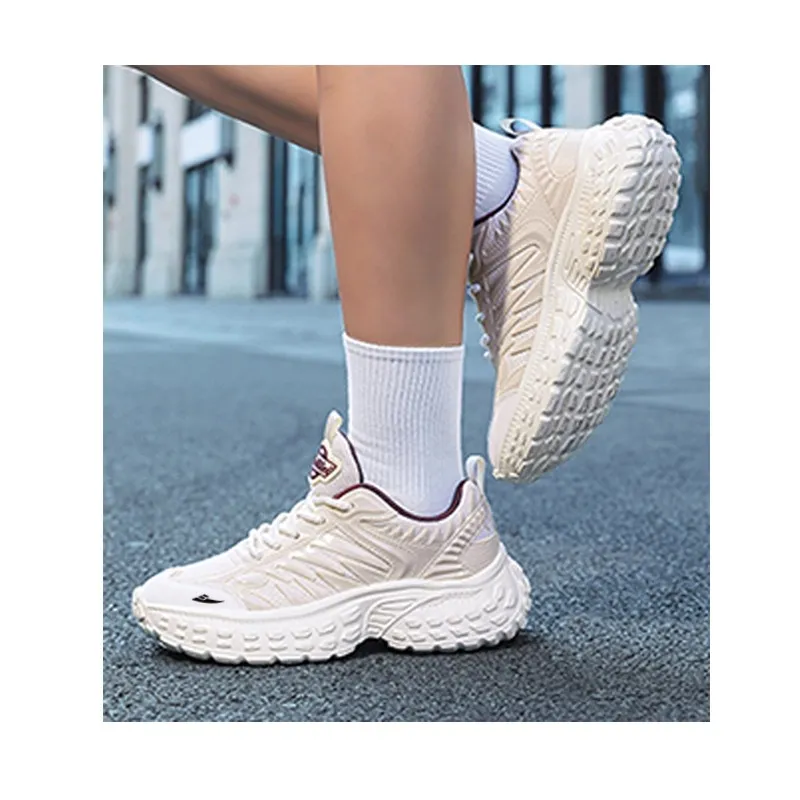 Kuding Anti Slip And Wear Resistant Height Increasing Low Top Chunky Sneakers Unisex-3