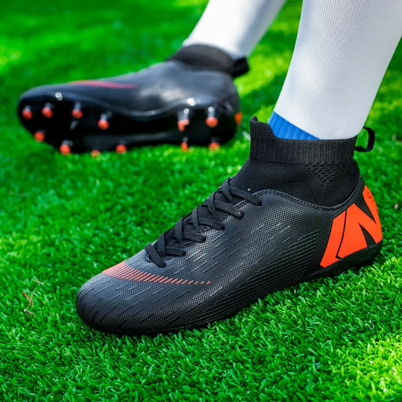 Kuding AG Rubber Short Studs TF Rubber Broken Studs Breathable Coverage Impact-Resistant Soccer Shoes Unisex-16