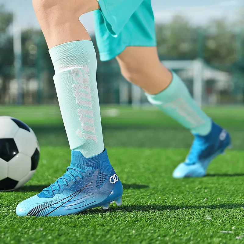 Kuding Slip Resistant, Abrasion Resistant, Breathable Soccer Shoes Unisex-25
