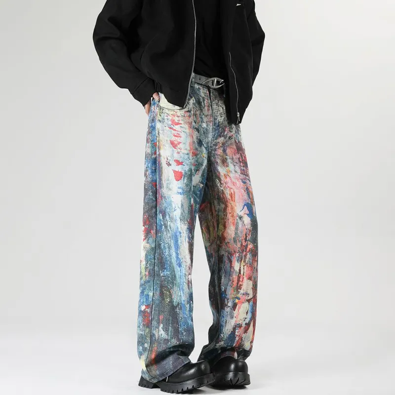 NVRFRGT Jeans Unisex Dark Blue-3