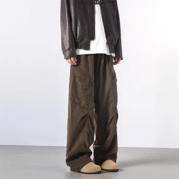 NVRFRGT Cargo Pants Unisex Brown