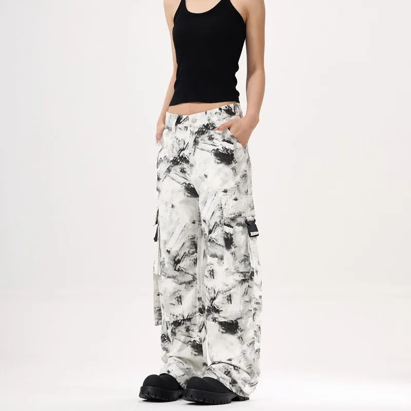 NVRFRGT Jeans Unisex Black White-4