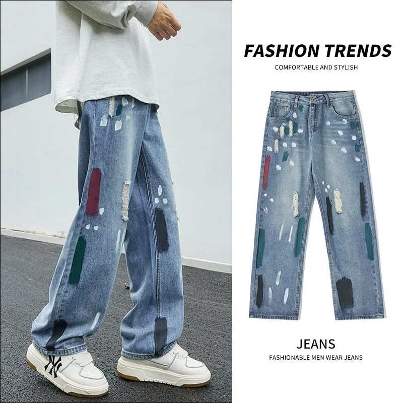 NVRFRGT Jeans Unisex Light Blue-2