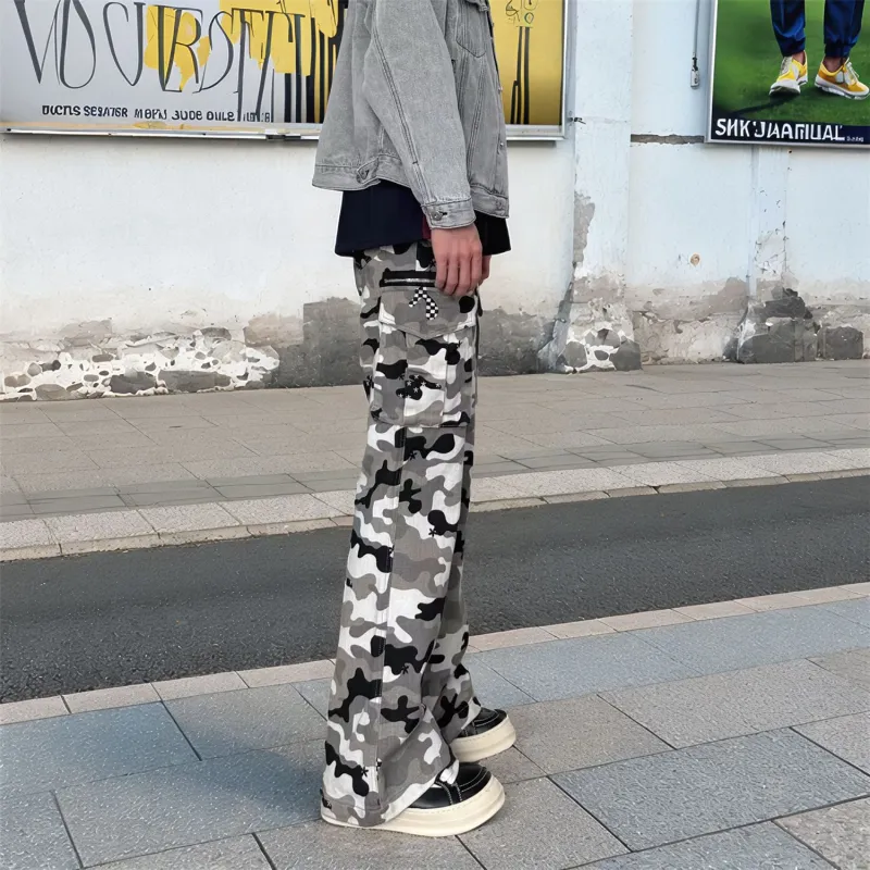 NVRFRGT Jeans Unisex Camouflage-1