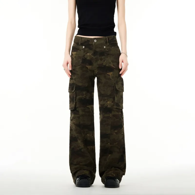NVRFRGT Jeans Unisex Camouflage-1