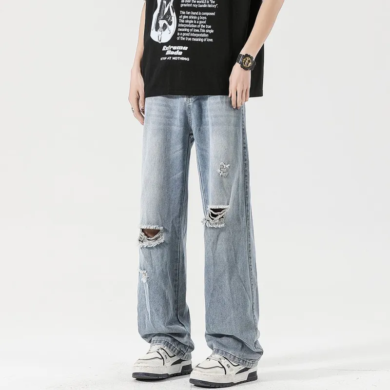NVRFRGT Jeans Unisex Light Blue-2