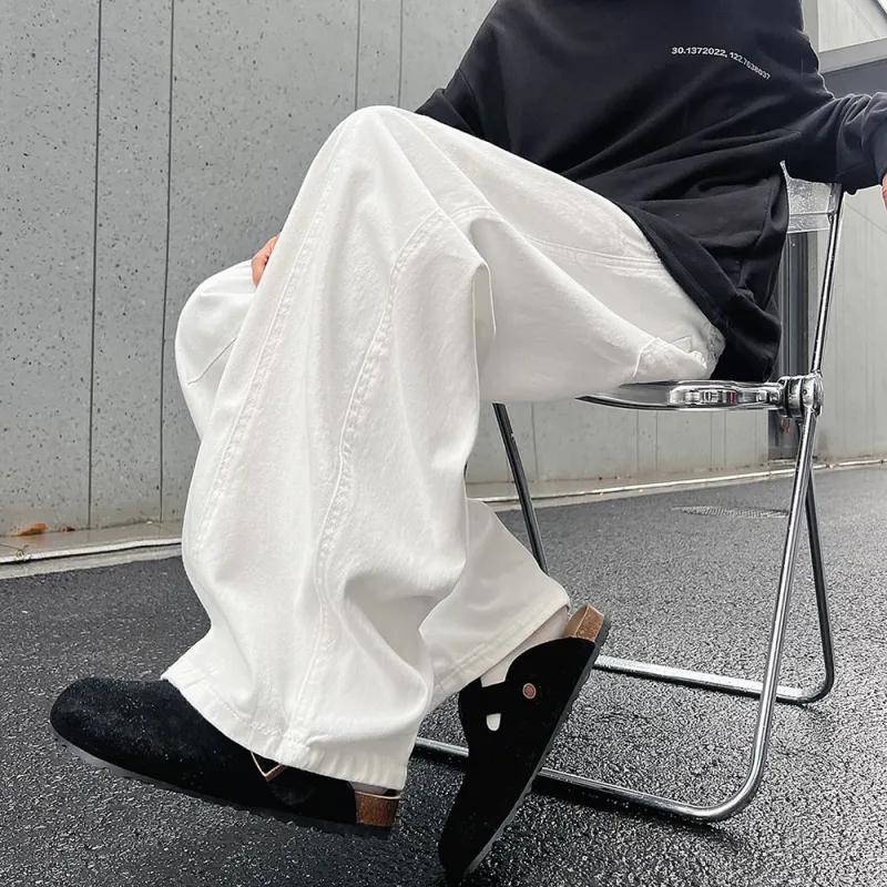 NVRFRGT Jeans Unisex White-3