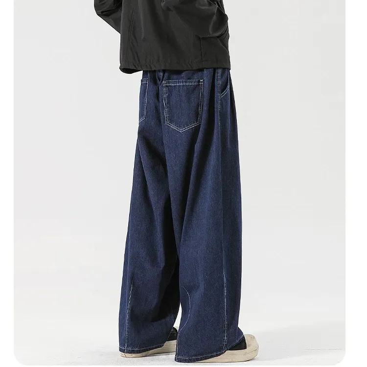 NVRFRGT Jeans Unisex Dark Blue-5
