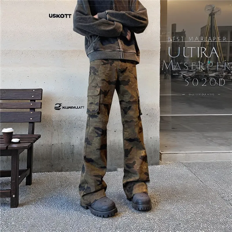 NVRFRGT Jeans Unisex Camouflage-4