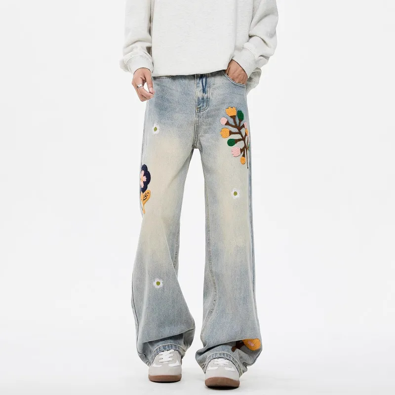 NVRFRGT Jeans Unisex Blue-1