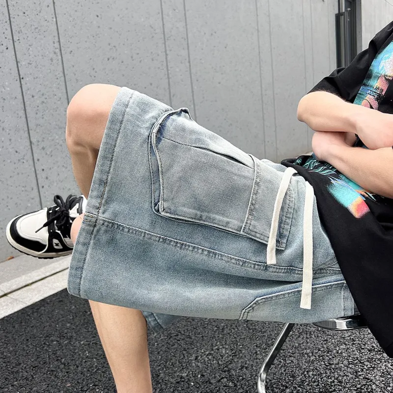 NVRFRGT Denim Shorts Unisex-3