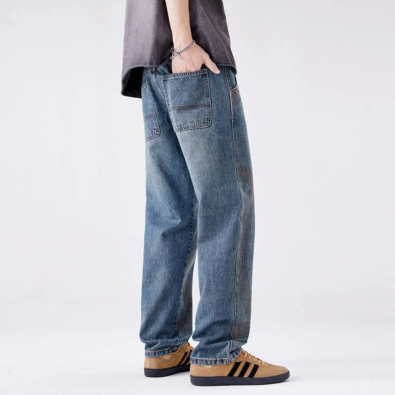 NVRFRGT Jeans Unisex Blue-1