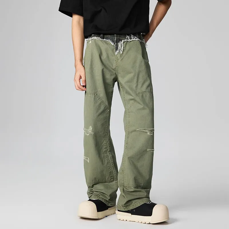NVRFRGT Jeans Unisex Green-3