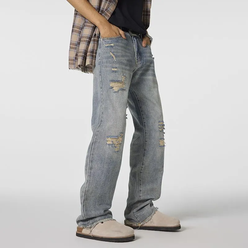 NVRFRGT Jeans Unisex Vintage Blue-2