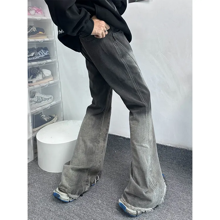 NVRFRGT Jeans Unisex Black Gray Color-1