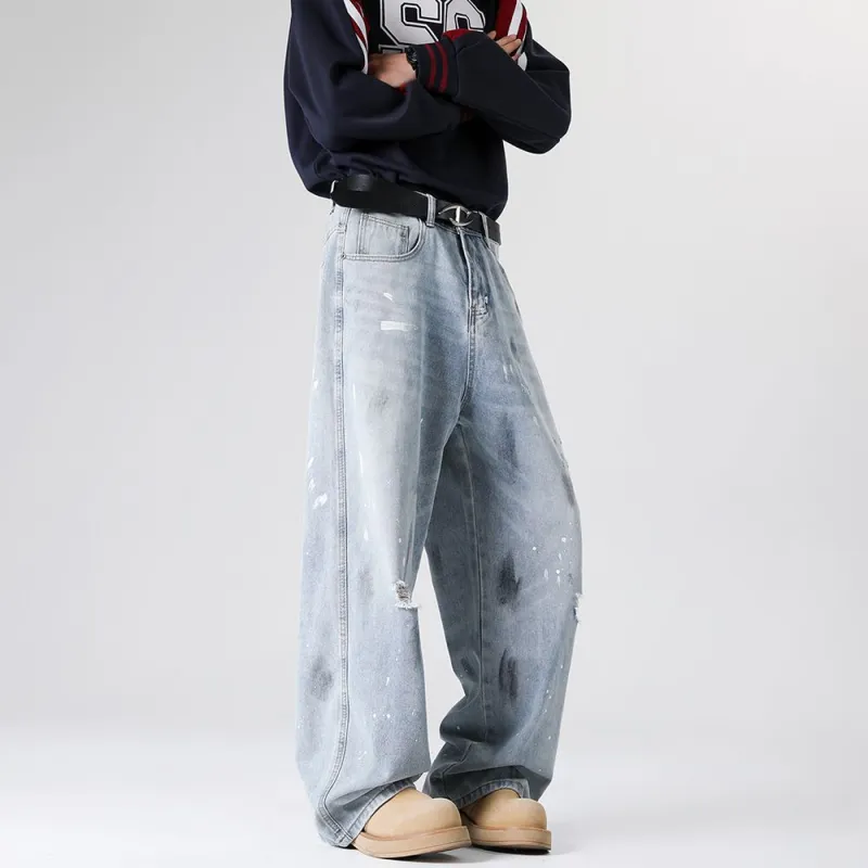NVRFRGT Jeans Unisex Light Blue-3