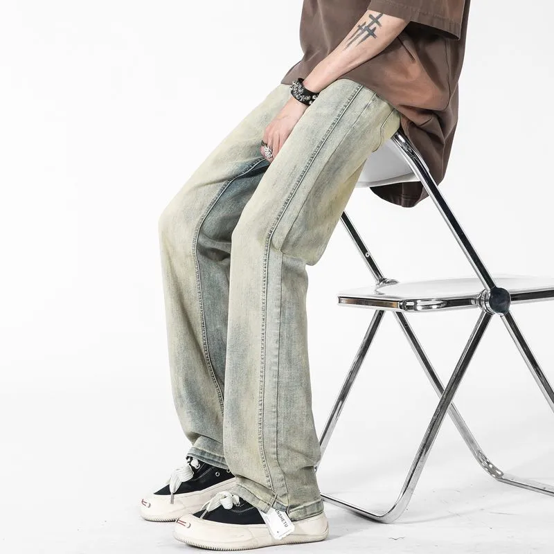 NVRFRGT Jeans Unisex Yellow Mud-1