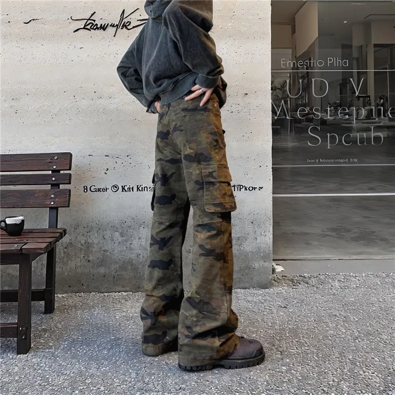NVRFRGT Jeans Unisex Camouflage-2