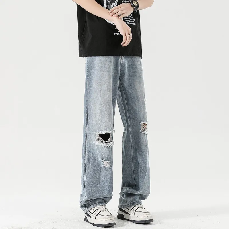 NVRFRGT Jeans Unisex Light Blue-3