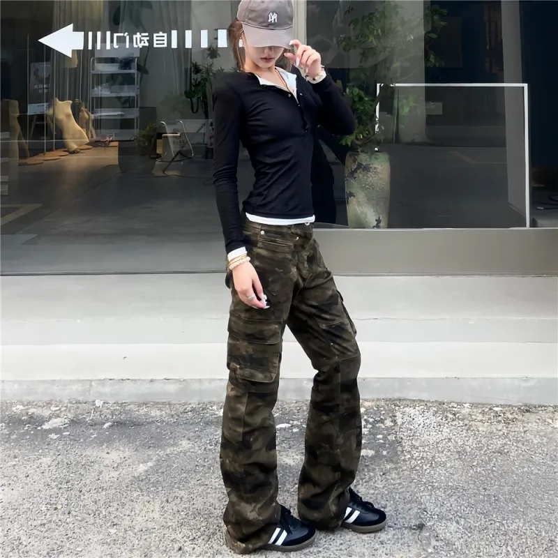 NVRFRGT Jeans Unisex Camouflage-2