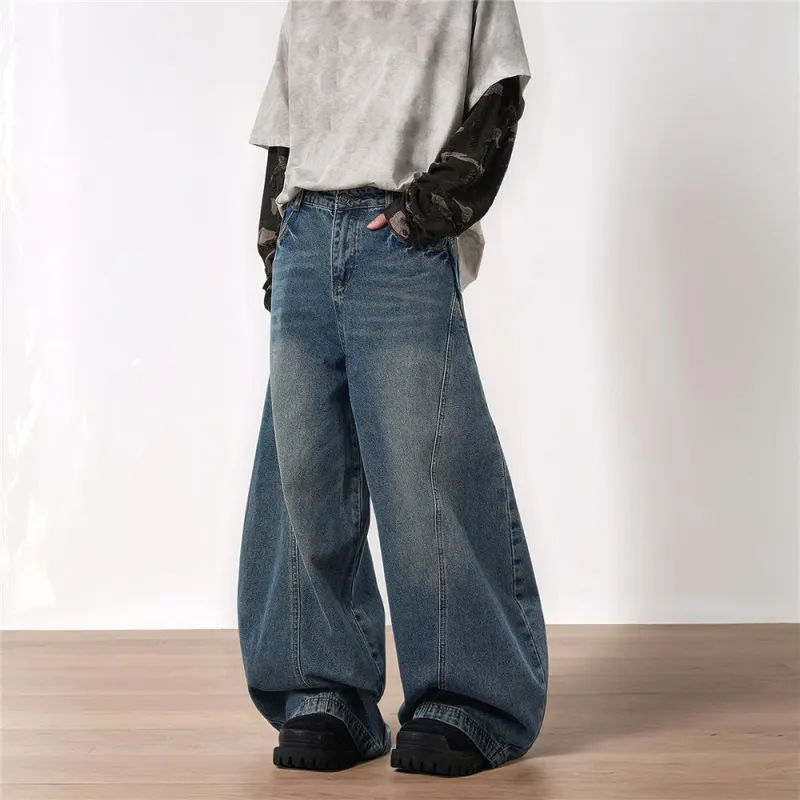 NVRFRGT Jeans Unisex Blue-1