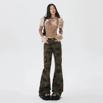 NVRFRGT Jeans Unisex Camouflage