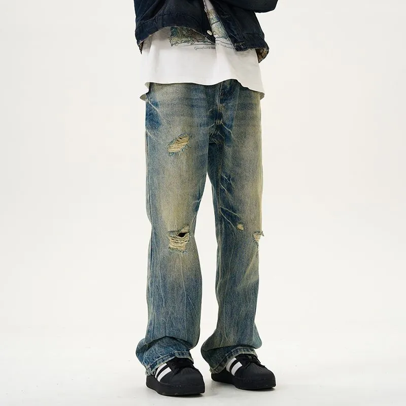 NVRFRGT Jeans Unisex Blue-1