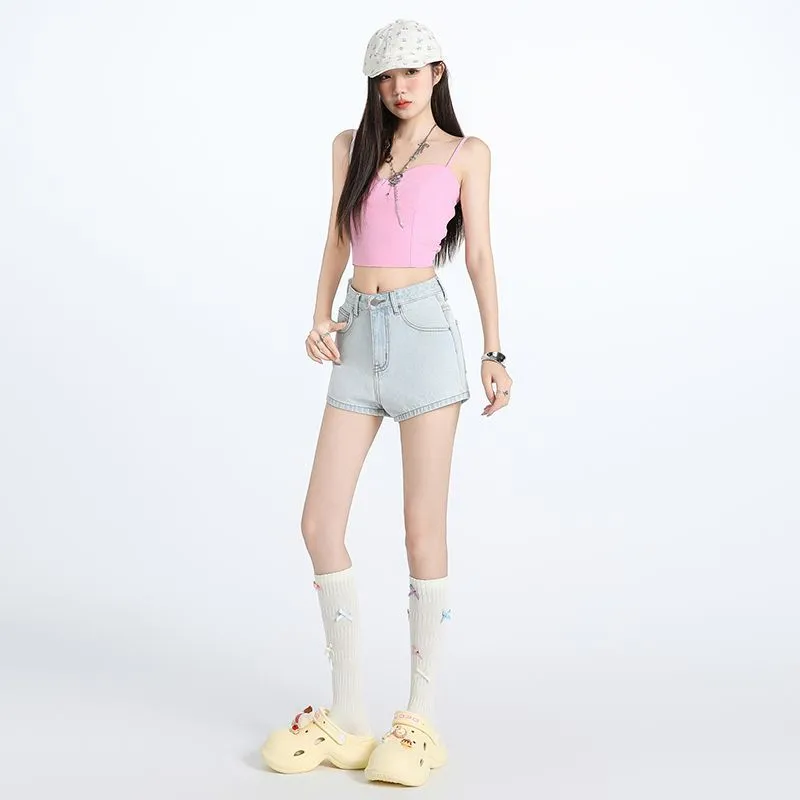 NVRFRGT Denim Shorts Women's-3