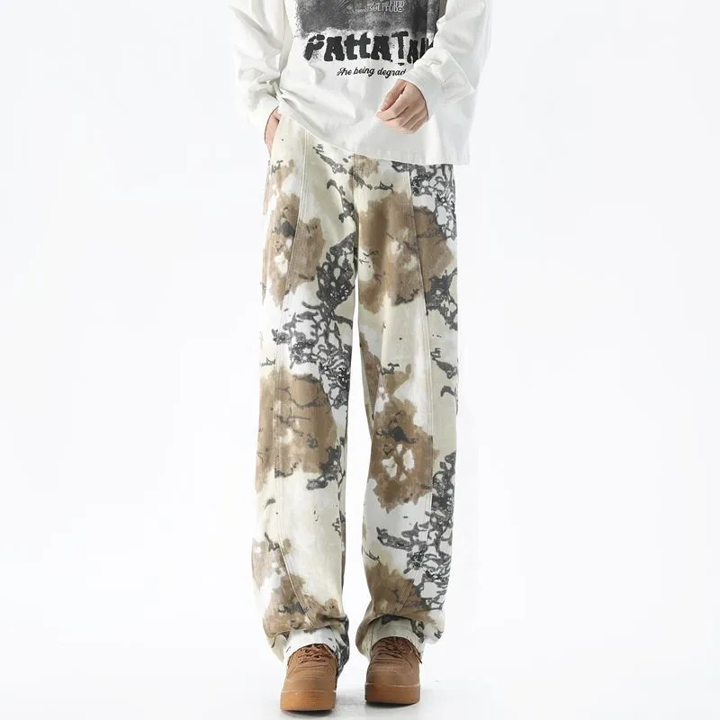 NVRFRGT Casual Pants Unisex Desert Camouflage-3