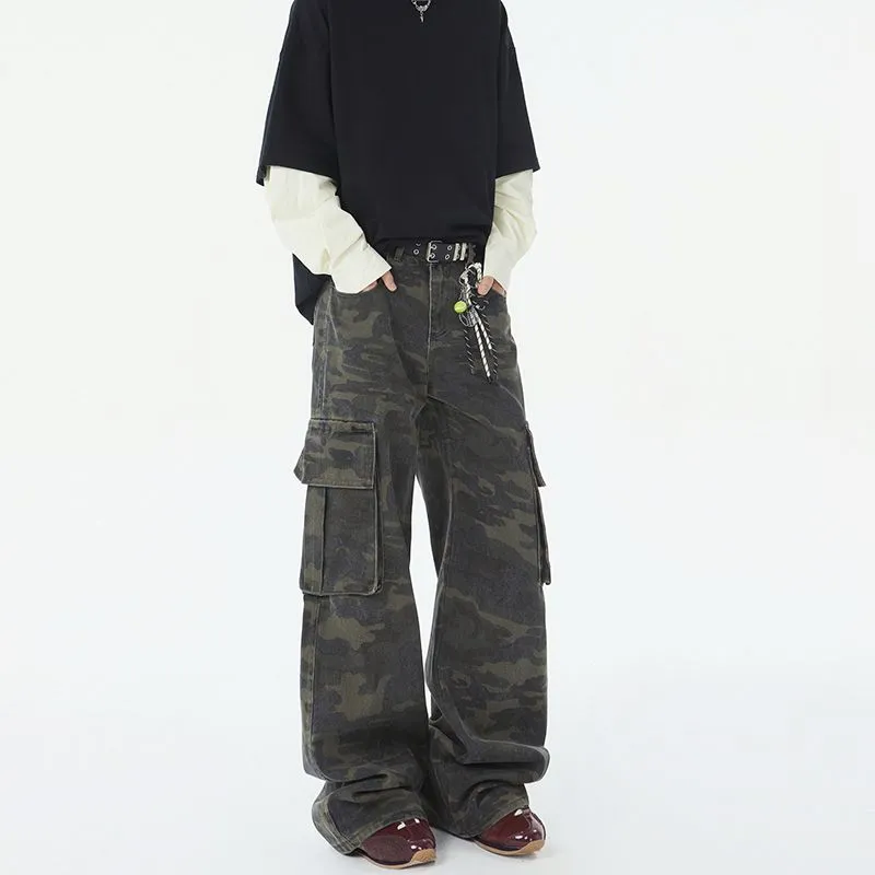 NVRFRGT Jeans Unisex Camouflage-2
