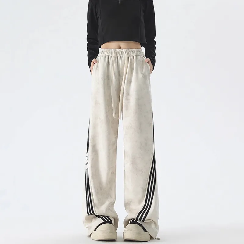 NVRFRGT Casual Pants Unisex Dirty Apricot-3
