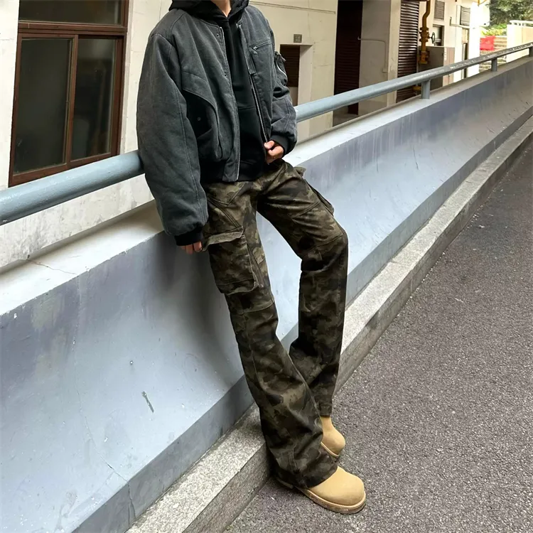 NVRFRGT Jeans Unisex Camouflage-1