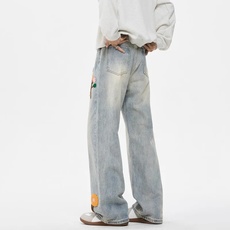 NVRFRGT Jeans Unisex Blue-4