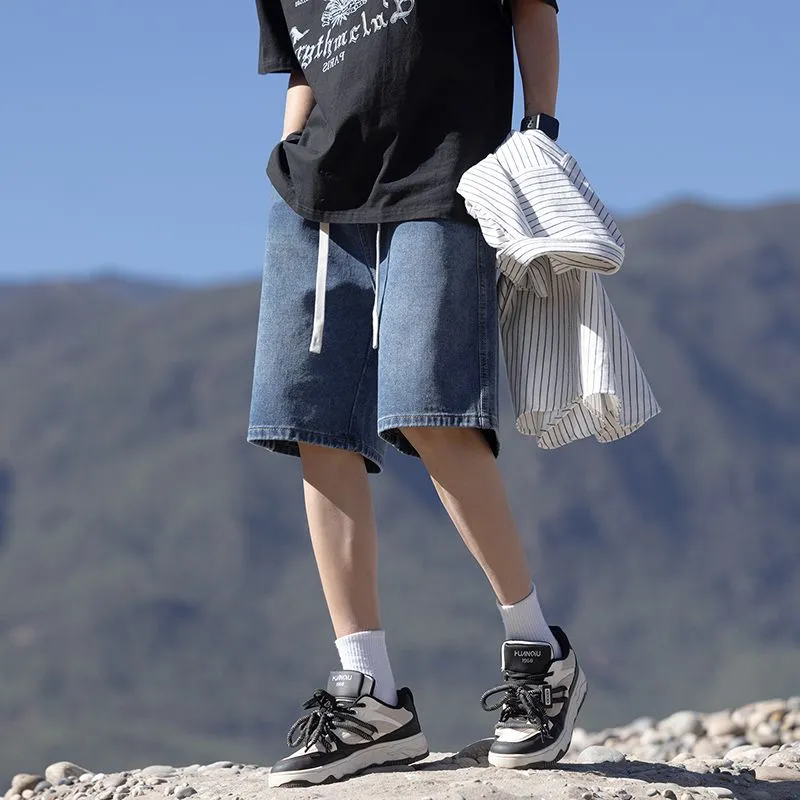 NVRFRGT Denim Shorts Unisex-4