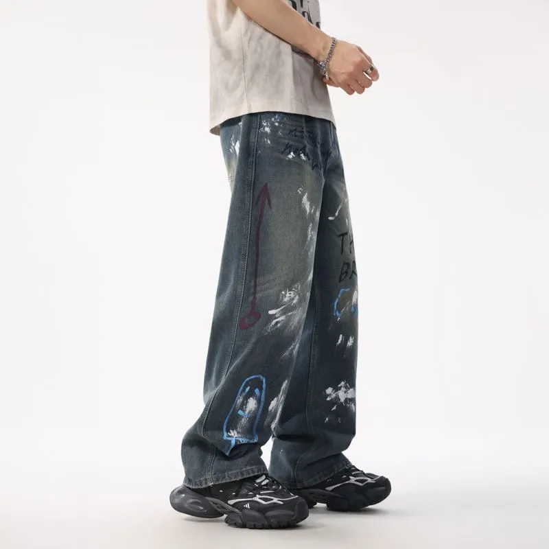 NVRFRGT Jeans Unisex Vintage Blue-3